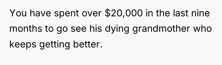 You have spent over $20,000 in the last nine months...