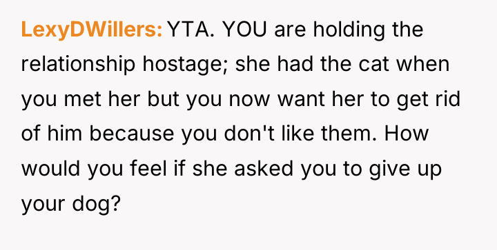 LexyDWillers YTA. YOU are holding the relationship hostage; she had...