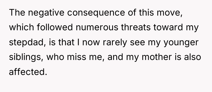 The negative consequence of this move, which followed numerous threats...