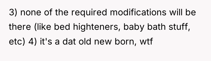 3) none of the required modifications will be there (like...