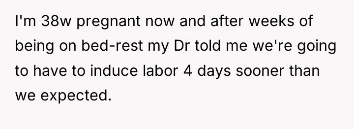 I'm 38w pregnant now and after weeks of being on...