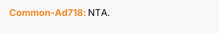 Common-Ad718 NTA.