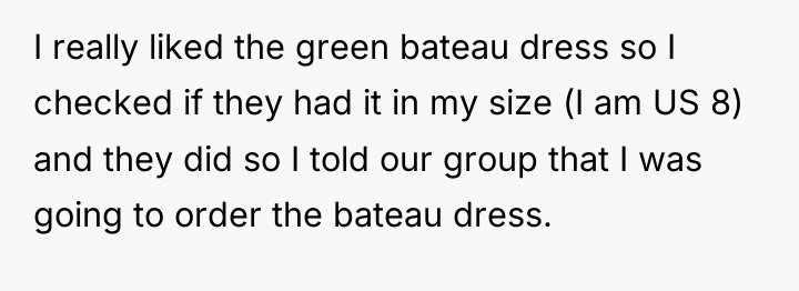 I really liked the green bateau dress so I checked...