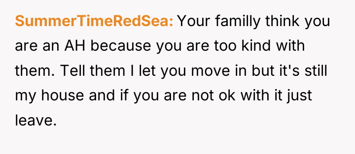 SummerTimeRedSea Your familly think you are an AH because you...