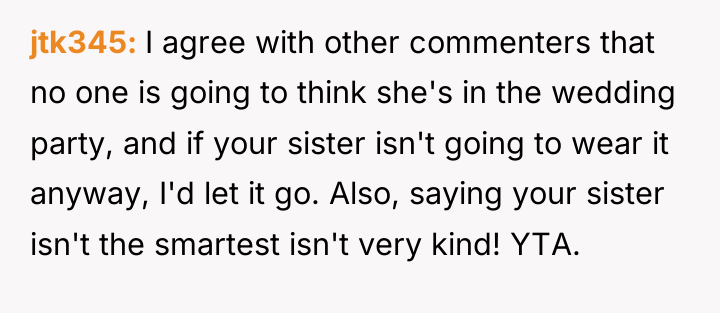 jtk345 I agree with other commenters that no one is...