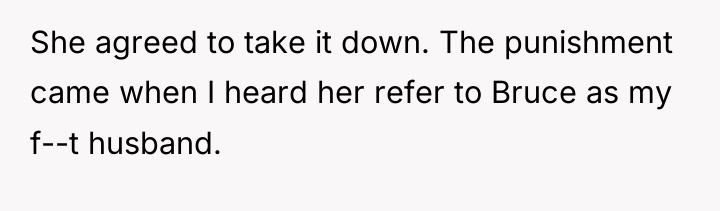 She agreed to take it down. The punishment came when...