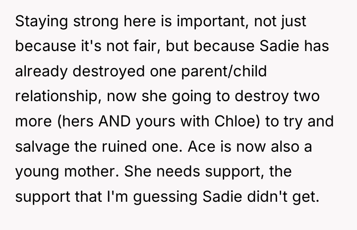 Staying strong here is important, not just because it's not...