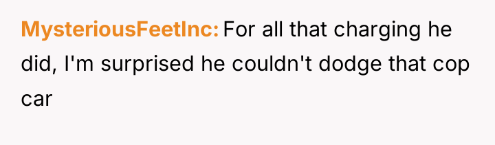 MysteriousFeetInc For all that charging he did, I'm surprised he...