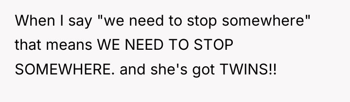 When I say "we need to stop somewhere" that means...