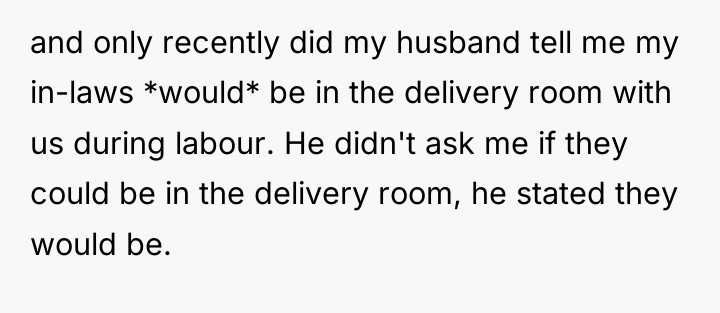 and only recently did my husband tell me my in-laws...