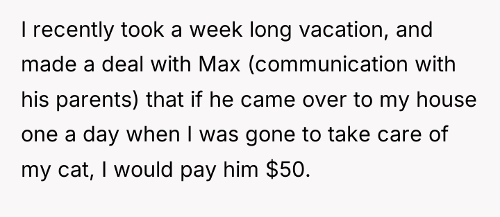 I recently took a week long vacation, and made a...