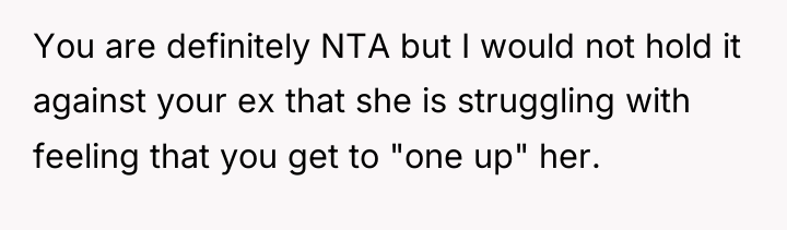 You are definitely NTA but I would not hold it...