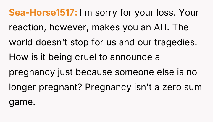 Sea-Horse1517 I'm sorry for your loss. Your reaction, however, makes...