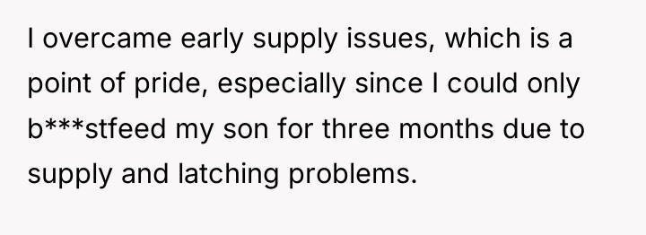 I overcame early supply issues, which is a point of...