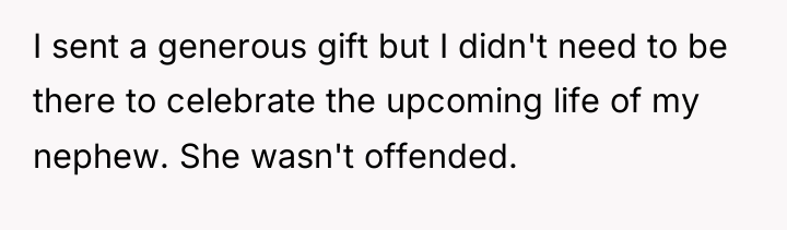I sent a generous gift but I didn't need to...