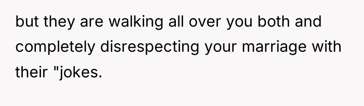 but they are walking all over you both and completely...