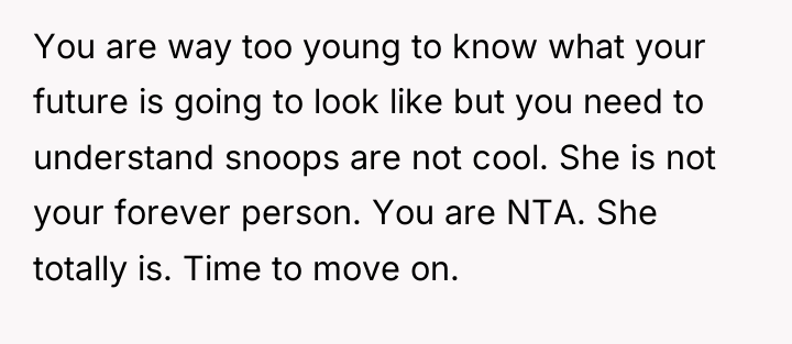 You are way too young to know what your future...
