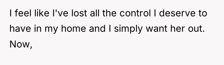 I feel like I've lost all the control I deserve...