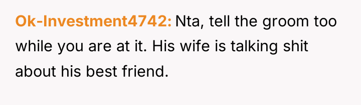 Ok-Investment4742 Nta, tell the groom too while you are at...