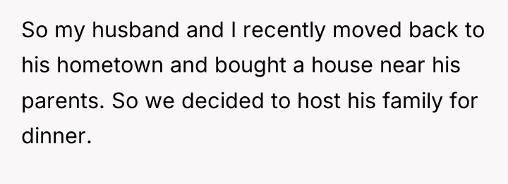 So my husband and I recently moved back to his...