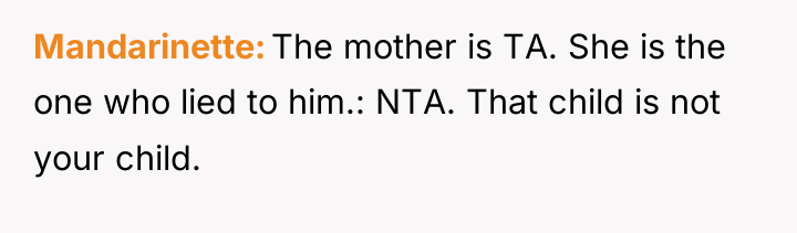 Mandarinette The mother is TA. She is the one who...
