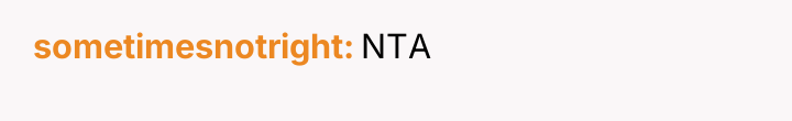 sometimesnotright NTA