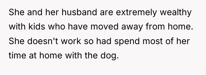 She and her husband are extremely wealthy with kids who...