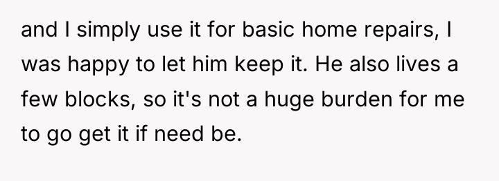 and I simply use it for basic home repairs, I...
