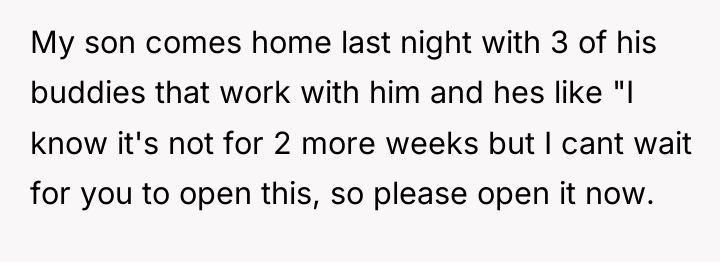 My son comes home last night with 3 of his...