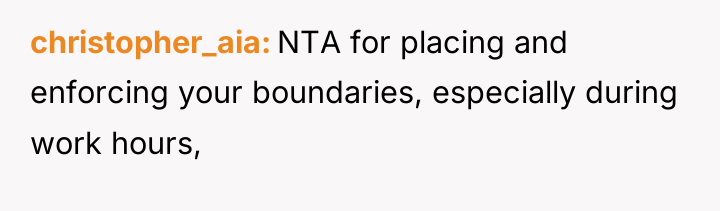 christopher_aia NTA for placing and enforcing your boundaries, especially during...