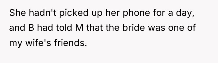 She hadn't picked up her phone for a day, and...