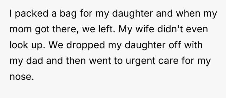 I packed a bag for my daughter and when my...