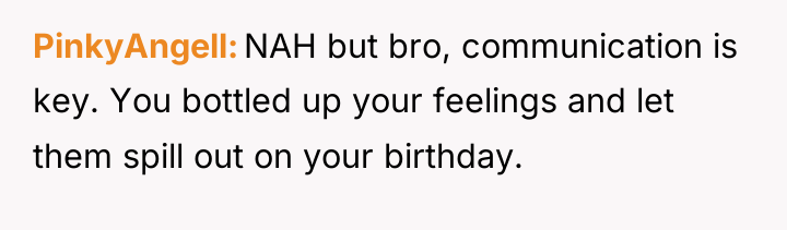 PinkyAngell NAH but bro, communication is key. You bottled up...