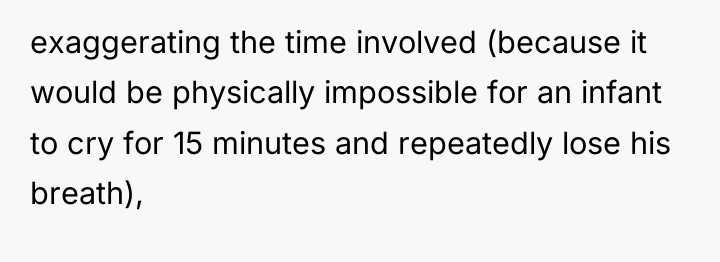 exaggerating the time involved (because it would be physically impossible...