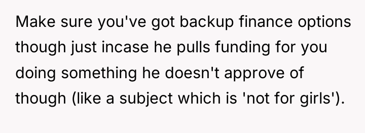 Make sure you've got backup finance options though just incase...