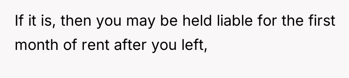 If it is, then you may be held liable for...
