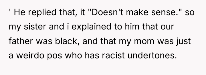 ' He replied that, it "Doesn't make sense." so my...