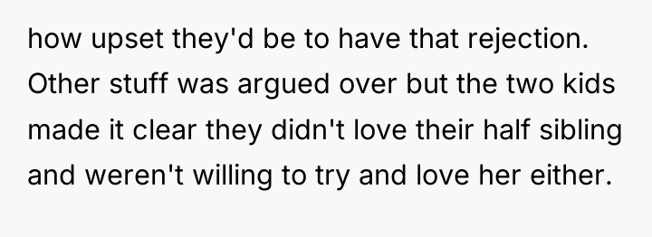 how upset they'd be to have that rejection. Other stuff...