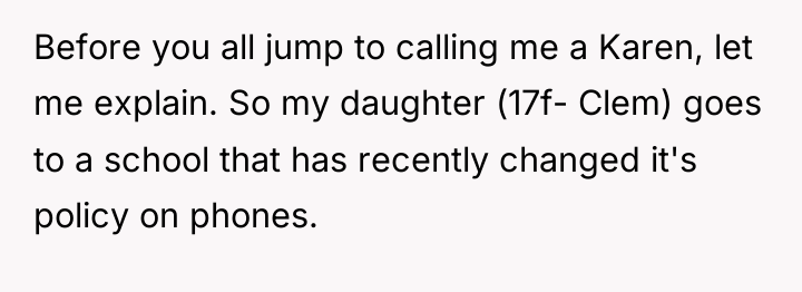 Before you all jump to calling me a Karen, let...