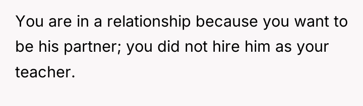 You are in a relationship because you want to be...