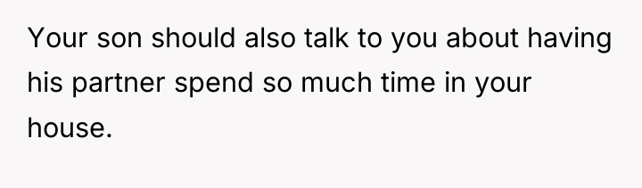 Your son should also talk to you about having his...