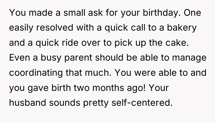 You made a small ask for your birthday. One easily...