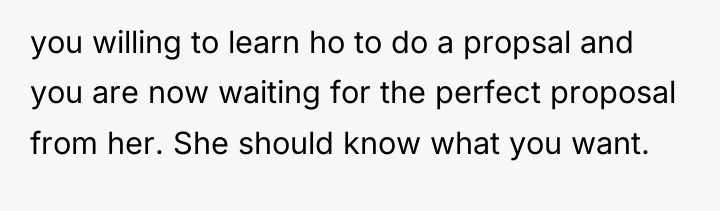 you willing to learn ho to do a propsal and...