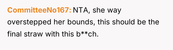 CommitteeNo167 NTA, she way overstepped her bounds, this should be...