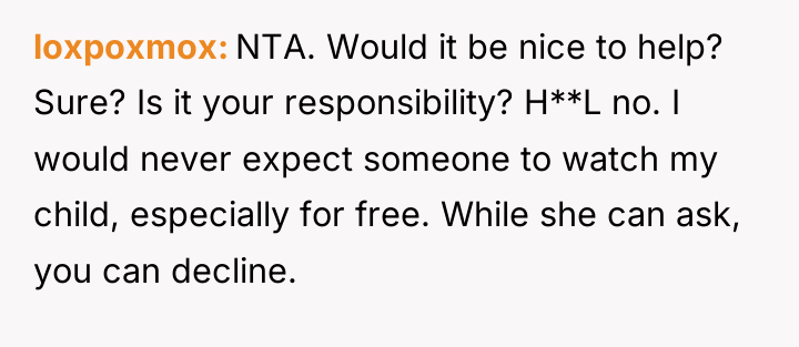 loxpoxmox NTA. Would it be nice to help? Sure? Is...