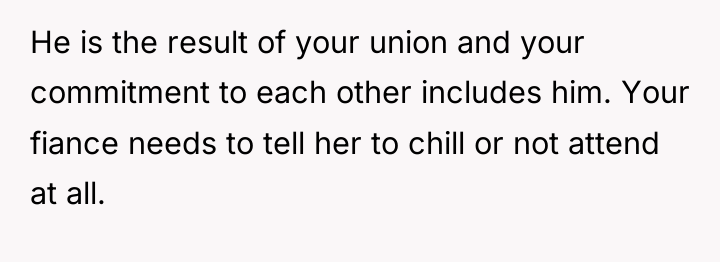He is the result of your union and your commitment...
