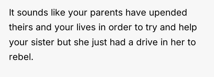 It sounds like your parents have upended theirs and your...