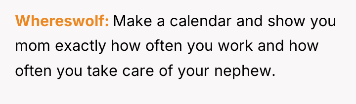 Whereswolf Make a calendar and show you mom exactly how...