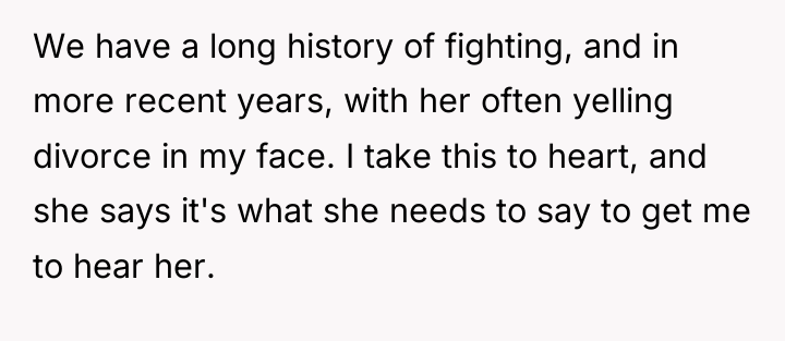 We have a long history of fighting, and in more...
