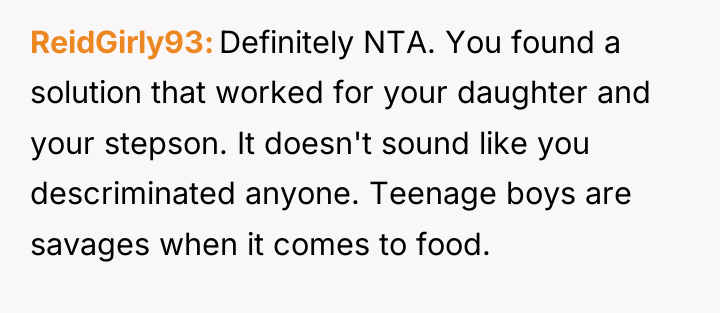 ReidGirly93 Definitely NTA. You found a solution that worked for...